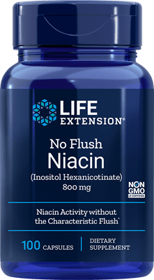No Flush Niacin (640 mg) - 100 Capsules